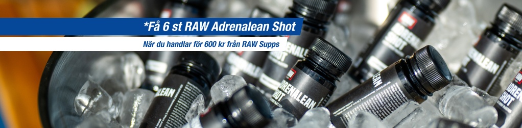 F� 6 st RAW Adrenalean Shot n�r du handlar f�r 600 kr fr�n RAW Supps